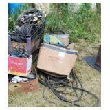 A lot of belts! Includes cart.