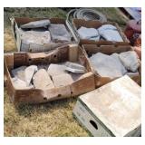 4 boxes air stone - Kentucky fieldstone