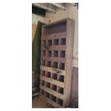 Wooden wall cubby 96"x47"x11"