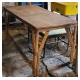 60"x30"x30" Bamboo table