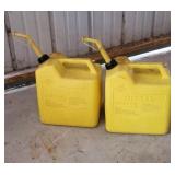 2 Diesel plastic cans. 5 gal ea.