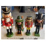 4 German nutcrackers - one