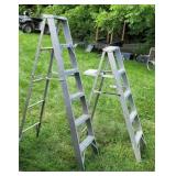 2x$ aluminum step ladders. 5