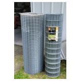 2 rolls fence, 1 is brand new, other has more on