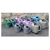 13 watering cans.