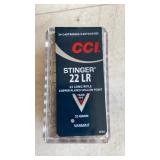 CCI Stinger 22 long rifle copper-plated hollow