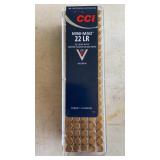 CCI mini-mag 22 Long Rifle copper-plated round