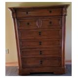Cindy Crawford Home signed highboy. 7 drawer s.