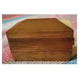 Handmade Walnut jewelry box. 10x7x6