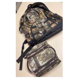 FieldLine backpack and Columbia travel bag