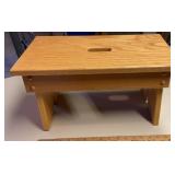 Wooden step stool