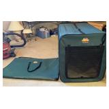 Canine camper portable tent crate - large