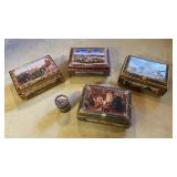 5 Lubkuchen- Schmidt cookie tins