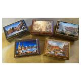 5 Schmidt Lebkuchen und Honig cookie tins
