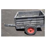 Rubbermaid tow behind garden cart.