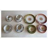 Box of misc teacups and saucers