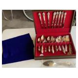 Partial set of W.M.A. Rogers Oneida flatware in