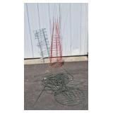 Plant trellises, etc.