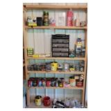 Contents south wall shelves