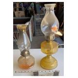 2 oil lamps - need cleaning