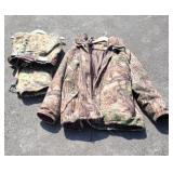 XL jacket, size 40 pants  Cabella