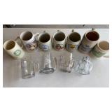 11 beer mugs