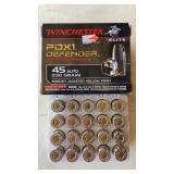 Winchester 45 auto 230 grain bonded jacketed