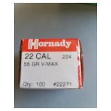Hornady 22cal 55gr vmaxx -100