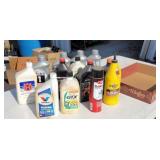 Lot of oils. Bar and chain, gear oil, 5w30,