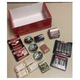 Shoebox of CO2 cartridges and BB