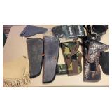 Clear tub of holsters