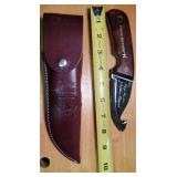Nor mark Lapp hunter Finland knife with sheath.