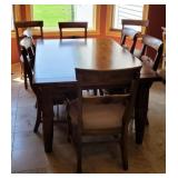 Kinkaid refractory table and 8 chairs, brand new
