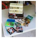 Fly fishing and lures lot.