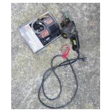 Mini air compressor, elected sharpener.