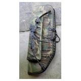 Hoyt bow. With case, and arrows.