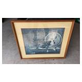Framed print - Native American themed approx