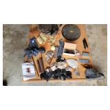 Flint and obsidian,  chert, tools, in 5 gallon