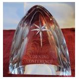 Steuben round domed sculpture - Corning