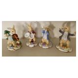4 piece Lenox Bunny Quartet