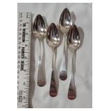 4 coin silver spoons