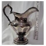 Sterling silver 8.58" open water pitcher -