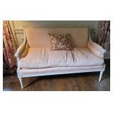 love seat -the upholstry is all nicer than appears