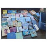 Tub of books - birds, yachting, australia, etc