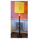 wooden Barley twist floor lamp