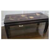 Chinese? carved coffee table 40" 18" 16" 1