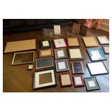 Box of misc picture frames - Rm 1