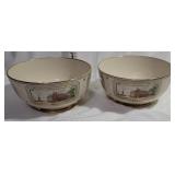 2x$ pair 8" Lenox bowls US Congress bicentennial