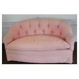 Down filled loveseat- Nice upholstery in house