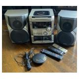 Aiwa cd and cassette player, karaoke etc with